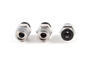 Unique Bargains 3 x Straight Through Quick Union Pneumatic Fitting 6mm x 1 4 PT Male Thread