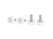 4Pcs M8 x 23mm Male Thread Levelling Foot Glide Protector for Furniture