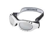 Unique Bargains Women Men Silver Tone Full Frame Protective Glasses Ski Skate Goggles