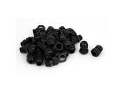 Unique Bargains 50 Pcs Black PG9 3.5 8mm 16mm Dia Waterproof Cable Glands Fastener Connector