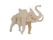 3D Woodcraft Elephant Design Puzzle Toy Gift for Kids