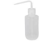 Unique Bargains 6cm High 8OZ Capacity Clear White Plastic Green Soap Squeeze Bottle