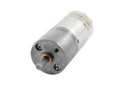 Unique Bargains 12V 300RPM 4mm D Shaft Magnetic Electric Reducer Gear Box DC Geared Motor