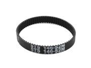 S2M 146 73 Teeth Black Rubber 6mm Width Synchronous Timing Belt 60