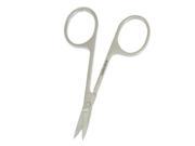 Unique Bargains Beauty Tool Stainless Steel Eyebrow Shear Curved Edge Scissors