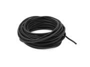 Unique Bargains Flexible Corrugated Hose Tubing 7mm x 4mm 87ft Long for Cable Wire Black
