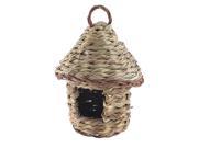 5.1 Diameter Hanging Craft Grass Braided Bird Living Home Artificial House Nest