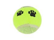 Unique Bargains Rubber Dumbbell Design Dots Accent Chew Yellow Puppy Pet Toy Dog Toy