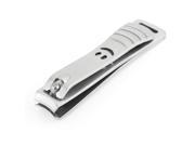 Unique Bargains Flat Edge Stainless Steel Nail Clippers Trimmer Cutter Silver Tone for Woman