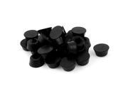 Unique Bargains Rubber Furniture Table Chair Leg Tip Protector Bumpers 10mm Dia 30pcs