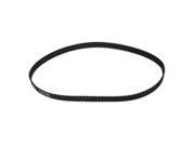 Unique Bargains Single Sided 1 5 Pitch 125 Teeth Cogged Synchronous Timing Belt Black