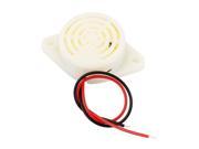 Electric Component Cylinder 2 Wires Alarm Buzzer Beep DC 3 24V