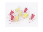 Unique Bargains 8pcs Plastic Aquarium Non Return One Way Check Valve 2mm Hole Dia