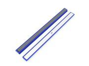 2 x Blue Plastic Whiteboard Magnetic Stripes 20cm Long for Meeting Room