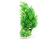 Unique Bargains Green Plastic Pine Tree Emulational Underwater Plants for Fish Tank Aquarium