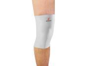Unique Bargains Exercise Training Elastic Knee Brace Support Knee Wrap Sleeve White