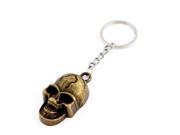 Vintage Style Evil Skull Head Shape Dangling Pendant Keychain Decor 105mm Long