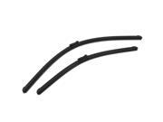 Unique Bargains 2 x Soft Rubber Rain Wiper Windshield Blade Replacement for 2011 VW New Golf