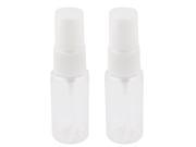 2PCS 20ml White Clear Cosmetic Perfume Liquid Holder Spray Bottles for Lady