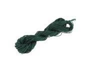 Unique Bargains 1mmx25M Nylon Cord Chinese Knot Rattail Bracelet Braided String Hunter Green