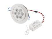 7W 7 LEDs Recessed Ceiling Downlight Pure White Energy Saving Spot Lamp
