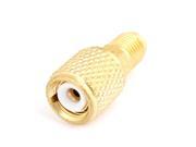 Unique Bargains 1 4 PT to 1 4 PT Air Conditioner Valve Adapter Brass Coupling Joint