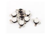 Unique Bargains 8 Pcs Temperature Thermal Switch Thermostat 75 Degree Normal Open N.O KSD301