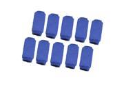 10Pcs Blue Volleyball Basketball Sport Elastic Finger Sleeves Protector