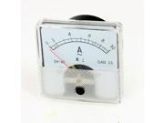 Unique Bargains White Clear Square Plastic Shell AC 0 10A Analogue Ampere Panel Meter