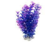 Fish Tank Plastic Purple Blue Hottonia Inflata Aquatic Ornament
