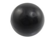 Solid Black Round Plastic 35mm Diameter Ball Lever Knob