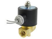 DC 24V 3 8 PT 2 Way Direct Action Air Gas Pneumatic Electric Solenoid Valve