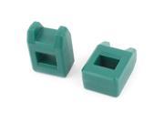 Unique Bargains 2 Pcs Nut Bolt Screw Screwdriver Magnetizer Demagnetizer Tool Green 40mm x 30mm