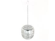 Unique Bargains Stainless Tea Ball Infuser Strainer Teacup Filter for Loose Tea Coffee Bean
