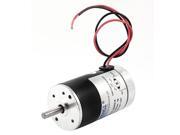 Unique Bargains 12V 3000RPM Speed 7W Power 5mm Diameter Shaft Wired Connector Metal DC Motor