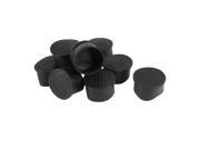 Unique Bargains 10 Pcs Rubber Chair Couch Table Feet Cover Pipe Tubing End Blanking Caps 50mm