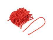 34pcs 20cm 8 Red Nylon DIY Braided Lucky String Bracelet Cord Wrist Strap Rope