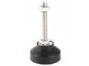 Unique Bargains 50mm Base Dia Machine Furniture Screw On Mounted 8mm Male Leveling Feet