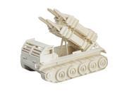 Child Woodcraft Intelligence Puzzle Toy 3D Patriot Missile Tank