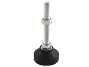 Machine Furniture M14 x 100mm Thread 60mm Base Leveling Foot Mount