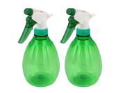 2pcs 500ml Nozzle Head Hand Trigger Water Sprayer Mist Spray Bottle Green