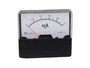 Unique Bargains Unique Bargains Fine Turning Dial DC 0 1.0mA Analog Ampere Ammeter Panel Meter YS 670