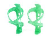 Lightweight Mountain Cycling Bicycle Bike Water Bottle Holder Cage Green 2 Pcs