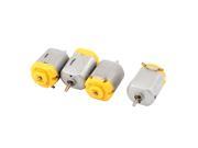 4 Pcs DC 6V 12500RPM Rotary Speed Magnetic Mini Motor for DIY Toy