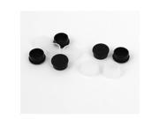 Unique Bargains 10 Pcs Black Clear Silicone Anti Dust Cover Protector for PS 2 Female Port