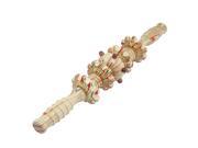 Unique Bargains Unique Bargains Handheld Leg Back Belly Wand Massager Wooden Massage Roller Stick