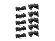 Unique Bargains 10 Pcs 2.54mm Pitch 10 Pins Dual Rows Right Angle IDC Box Connector Headers
