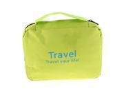 Unique Bargains Multifunction Travel Cosmetic Bag Makeup Pouch Toiletry Case Green