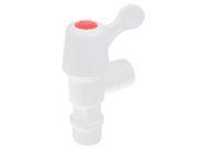 White T Shape Water Heater Valve Control Tap Straight 20mm Thread Dia