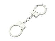 Unique Bargains Metal Alloy Keychain Keyring with Hand Cuffs Design